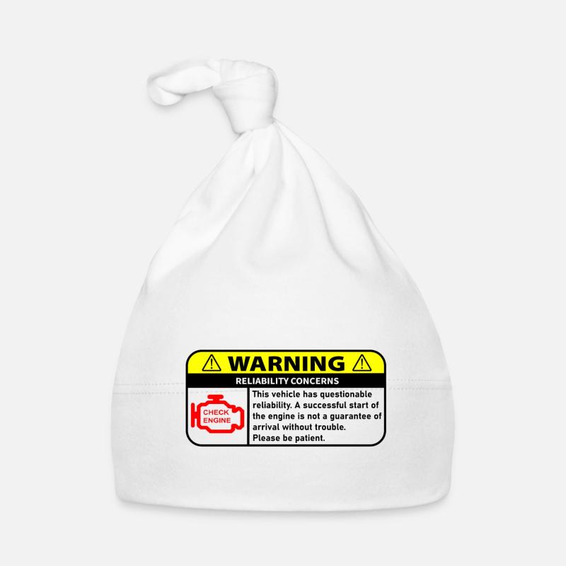 WARNUNG Baby Bio-Mütze