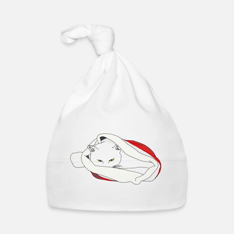 Chat de Noël Bonnet bio Bébé