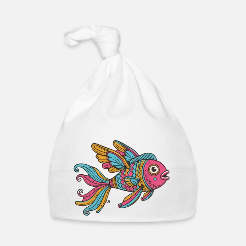 Flying fish Organic Baby Cap