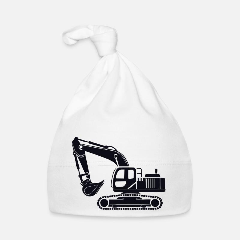 excavator Organic Baby Cap