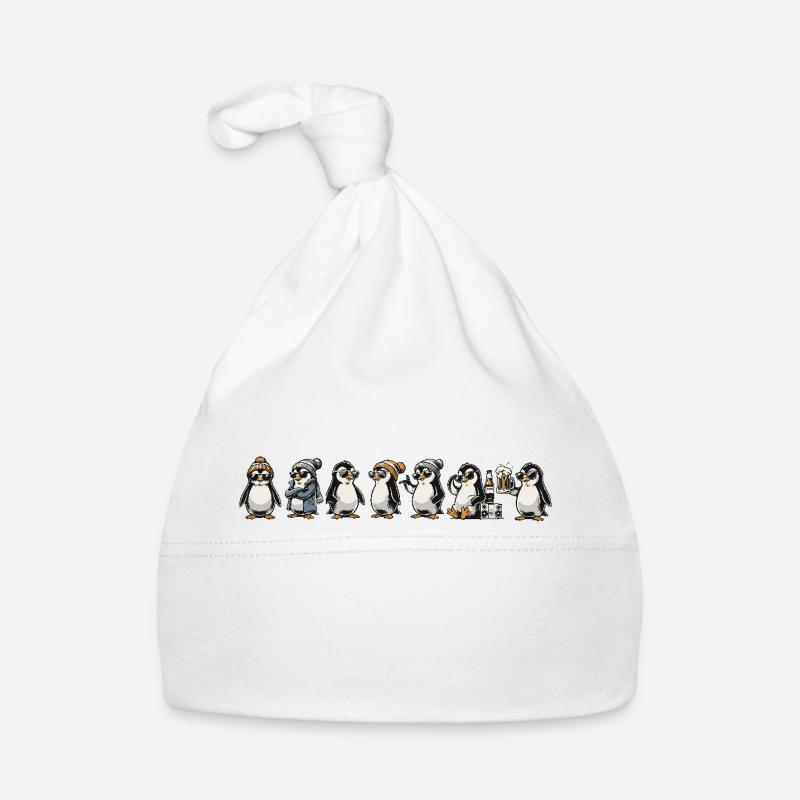 Coole Pingus Baby Bio-Mütze