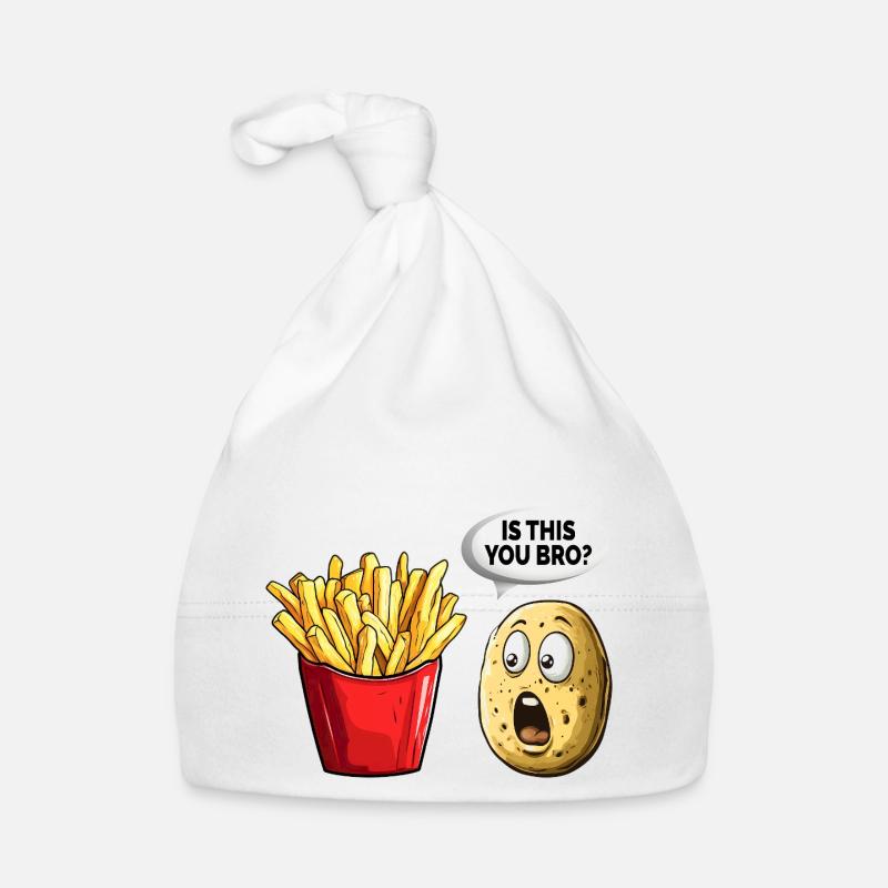 Drôle de frites Frites Pommes de terre Bonnet bio Bébé