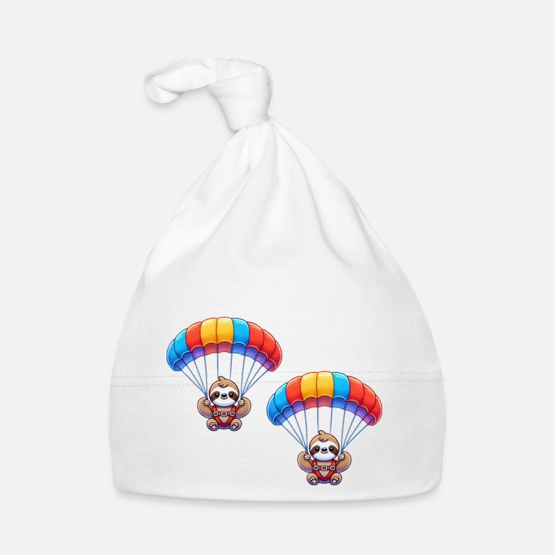 faultier fallschirm 2 Baby Bio-Mütze