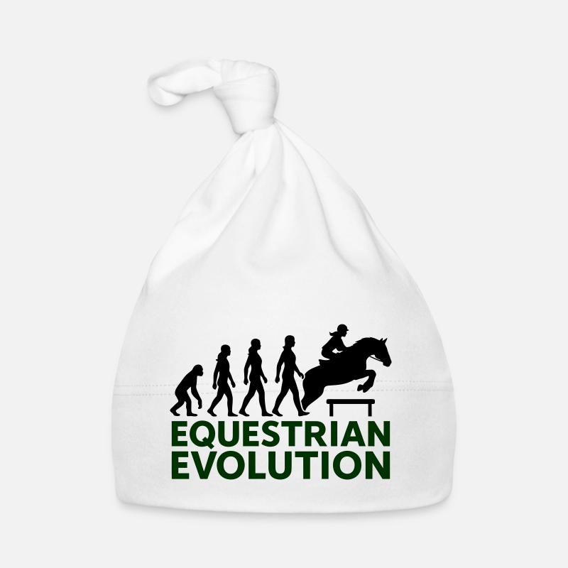 Equestrian Evolution Reiterin Geschenk Cool Baby Bio-Mütze