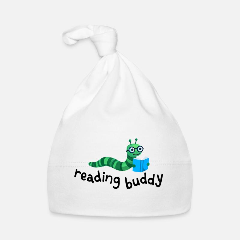 Ami de lecture Mignon rat de bibliothèque avec un livre Bonnet bio Bébé