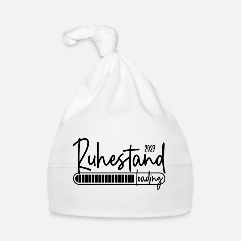 Ruhestand 2027 loading Baby Bio-Mütze