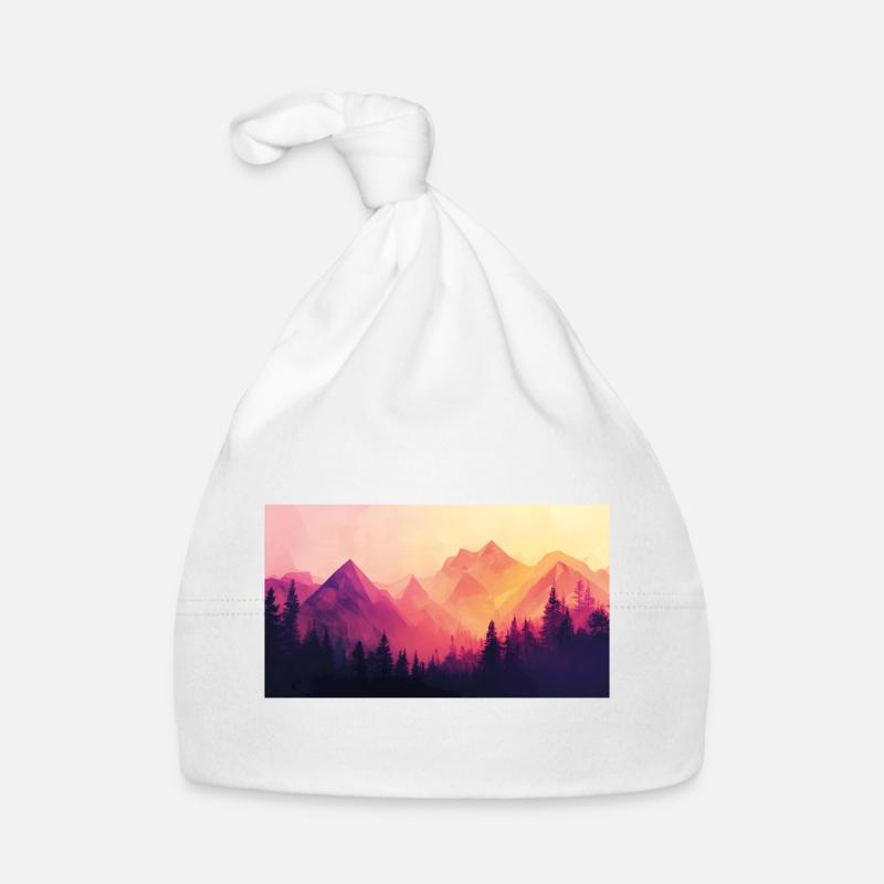 montagnes forestières Bonnet bio Bébé