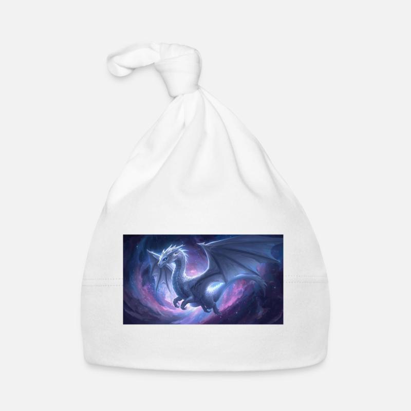 Blue-Eyes White Dragon Organic Baby Cap