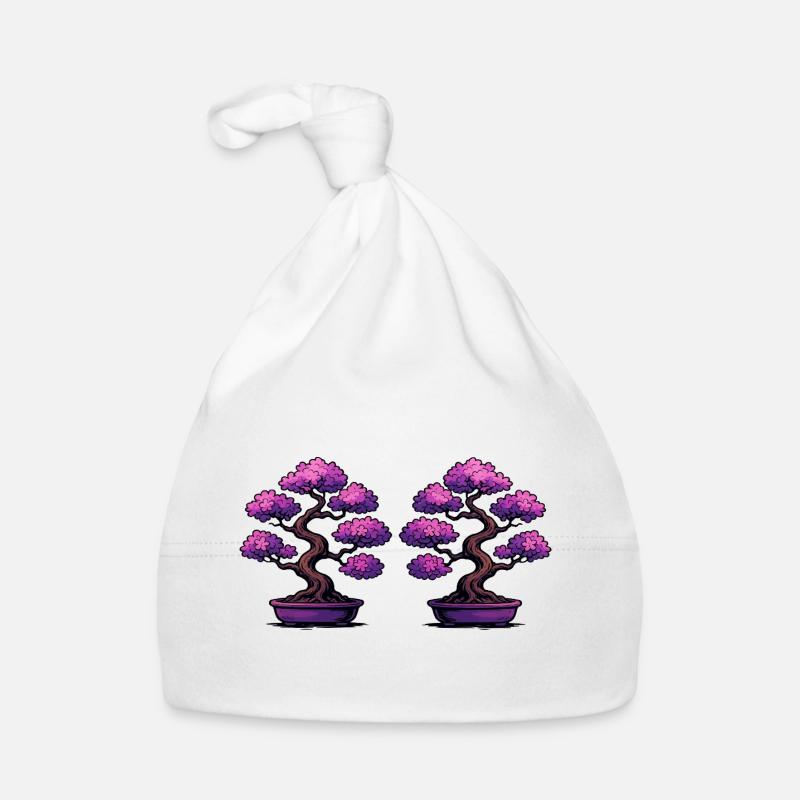Double Sakura Bonsai Organic Baby Cap