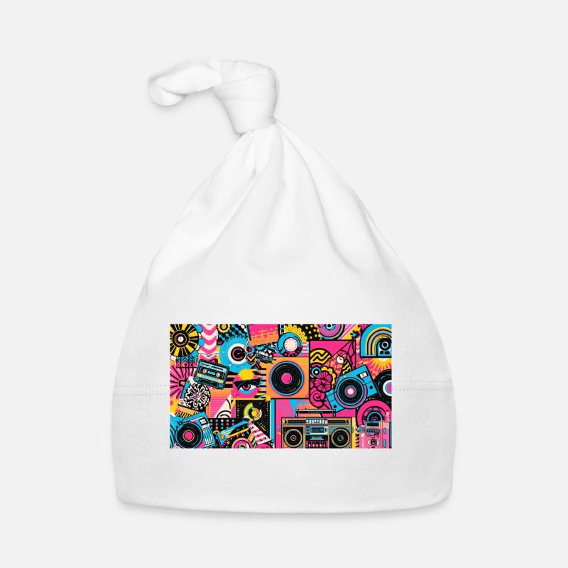 Pop Art Organic Baby Cap