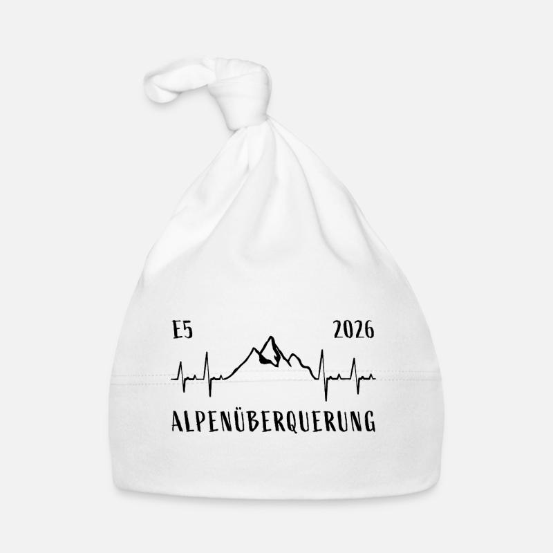 Traversée des Alpes E5 2026 Bonnet bio Bébé