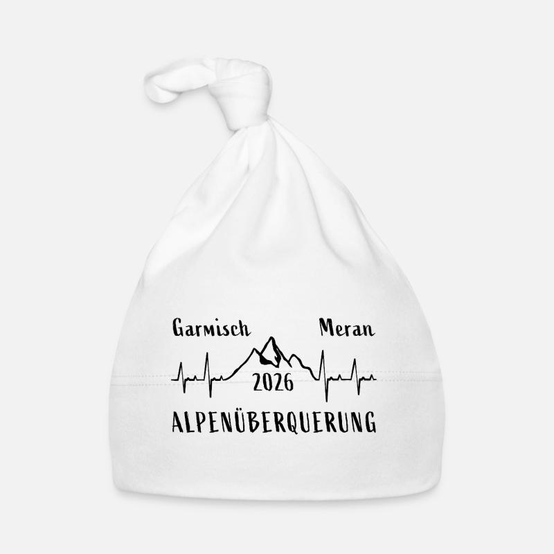 ALPENÜBERQUERUNG 2026 Oberstdorf Meran Baby Bio-Mütze