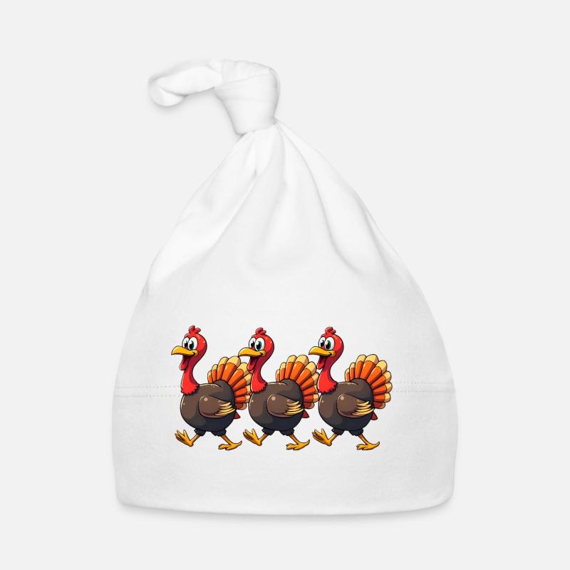 Bébé dinde de Thanksgiving Bonnet bio Bébé