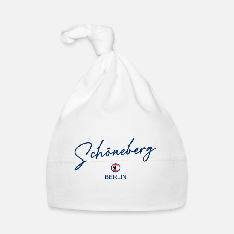 Schöneberg - Drapeau de Berlin - Ours de Berlin Bonnet bio Bébé