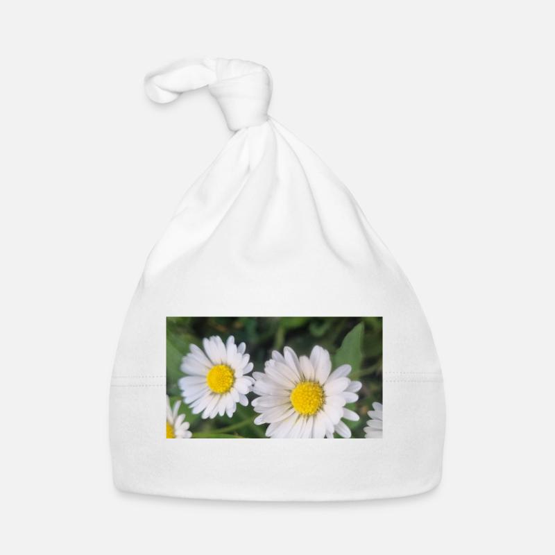 Gänseblümchen Frühlingsflair Baby Bio-Mütze