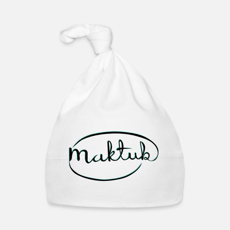 MakeKita Mint Script Organic Baby Cap