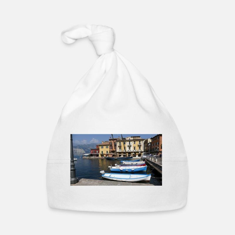 Malcesine sur le lac de Garde Bonnet bio Bébé