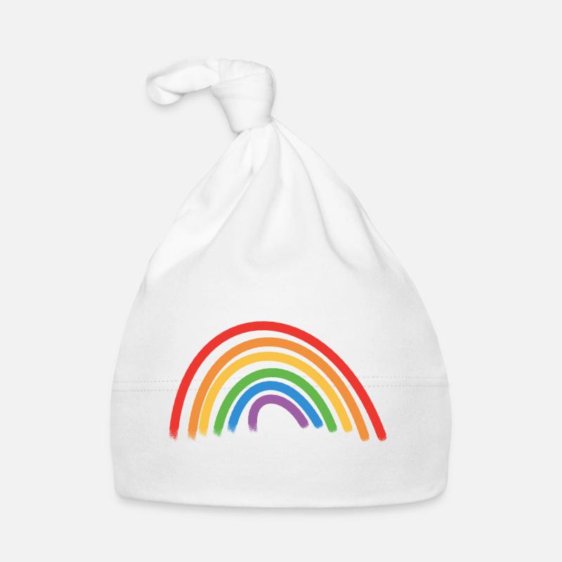 Rainbow Gift Idea Organic Baby Cap