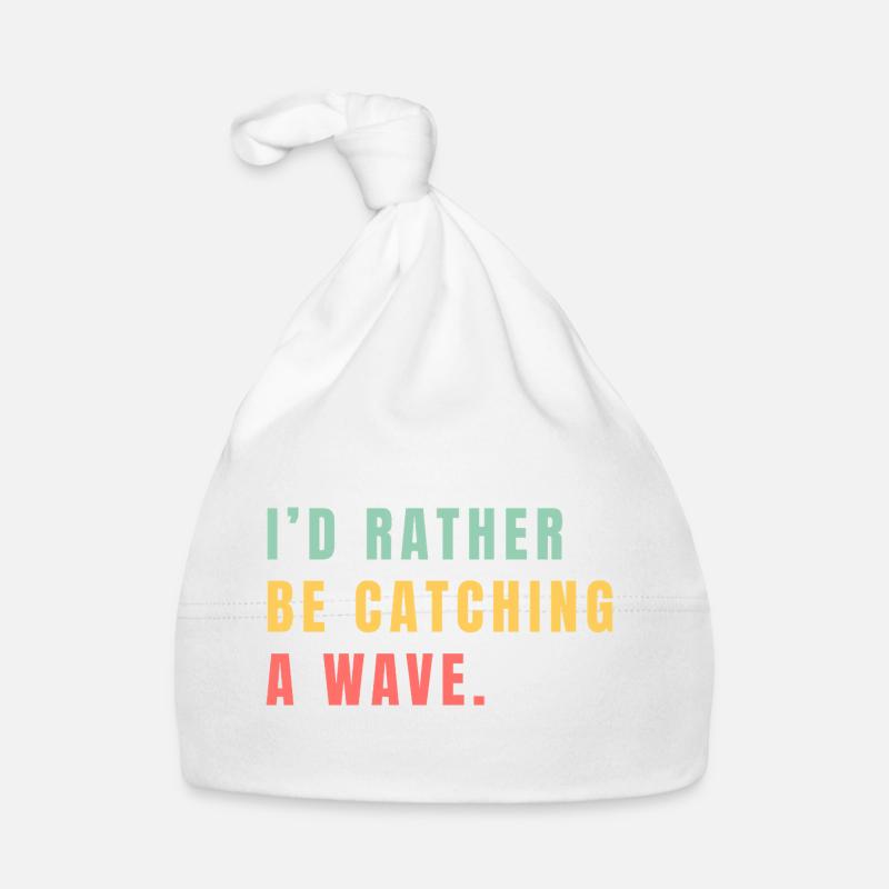 Je préférerais attraper une vague Bonnet bio Bébé