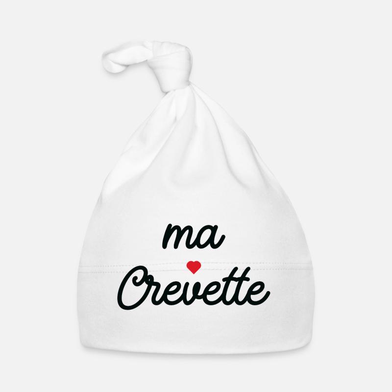 Mein Shrimp Heart Script Tee Baby Bio-Mütze