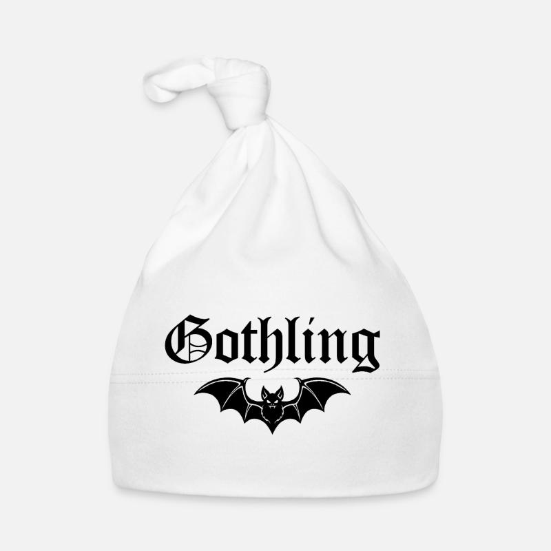 Gothling goth gothic baby rock Organic Baby Cap