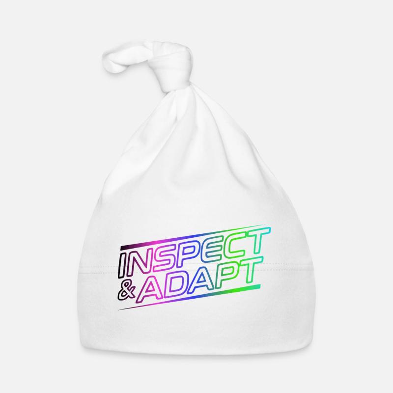 Inspect & Adapt, Agile Coach Scrum Mug Organic Baby Cap