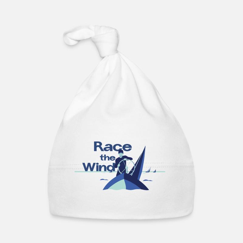 Course contre le vent – Diction du capitaine de régate de voile Bonnet bio Bébé