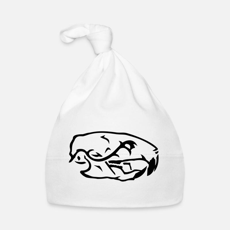 Ratten Skull Schädel Baby Bio-Mütze