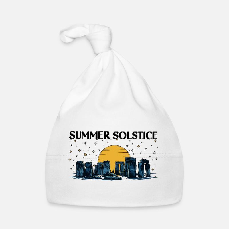 Litha Pagan Solstice d’été Midsommar Bonnet bio Bébé