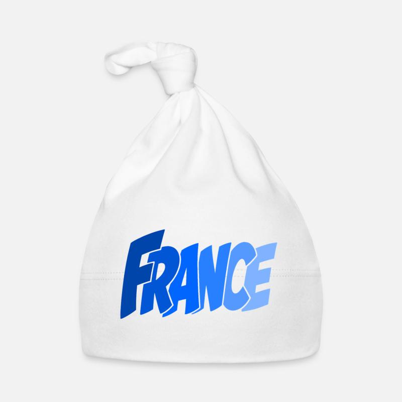 Lettrage rétro français Bonnet bio Bébé