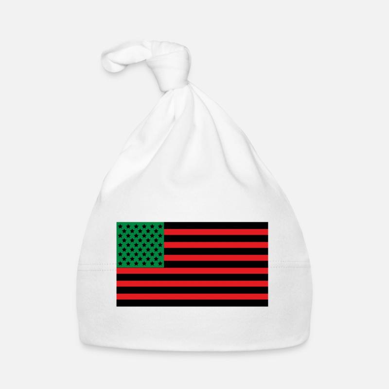 Drapeau afro-américain Bonnet bio Bébé