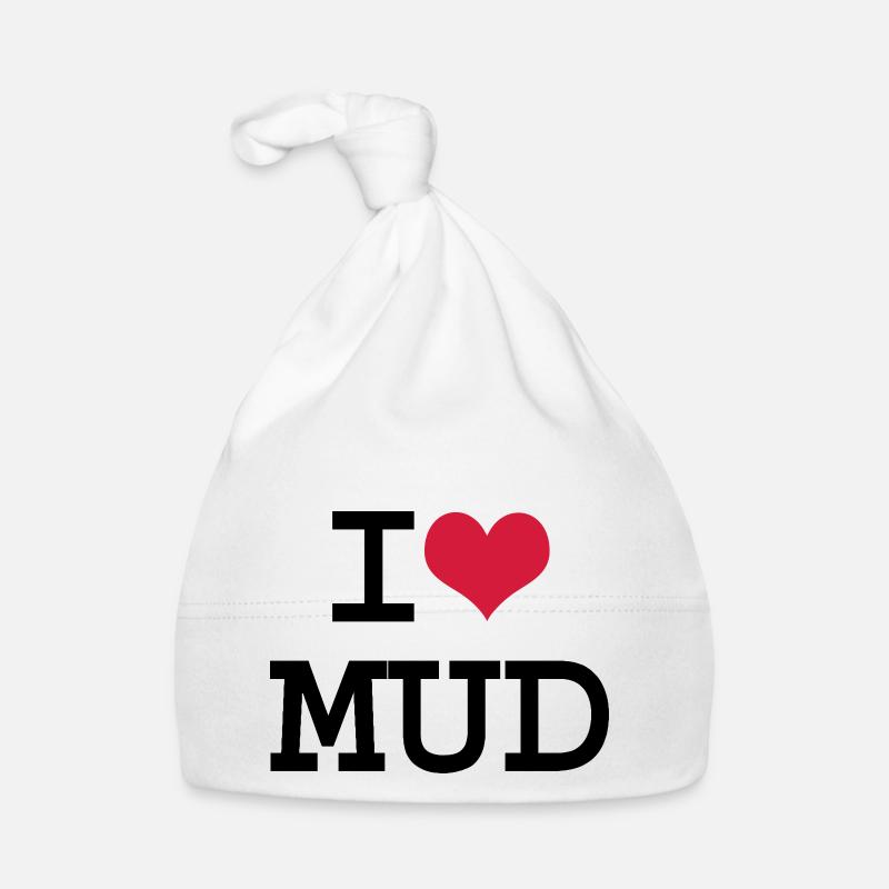 I Herz-Schlamm Baby Bio-Mütze