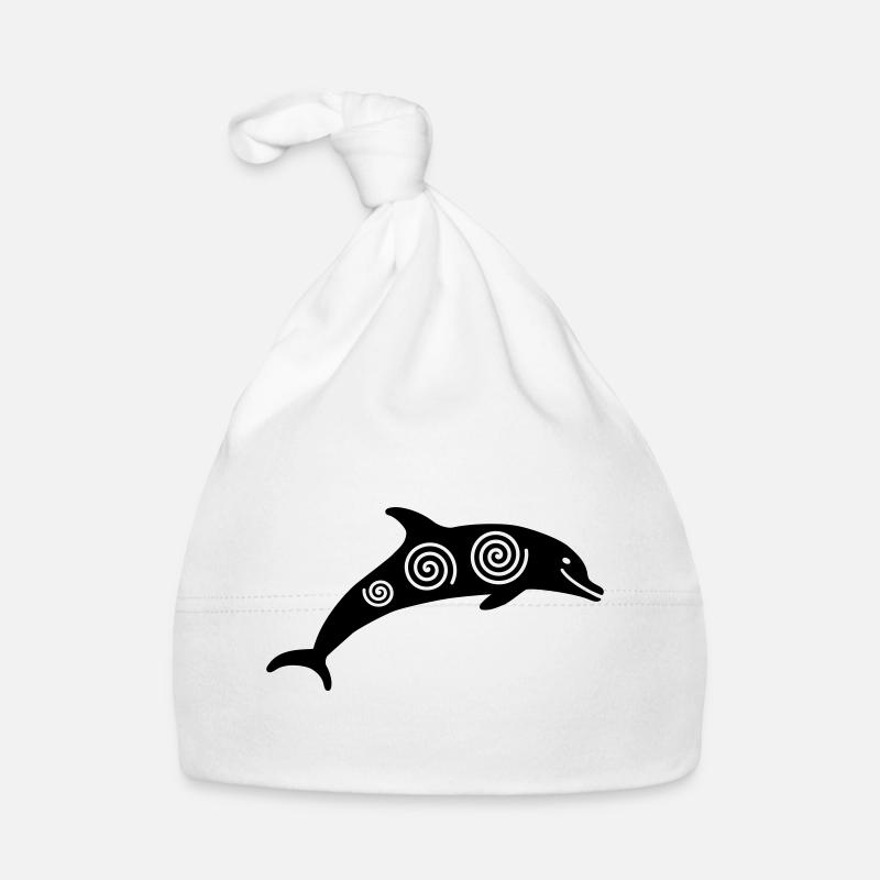 Dolphin Organic Baby Cap
