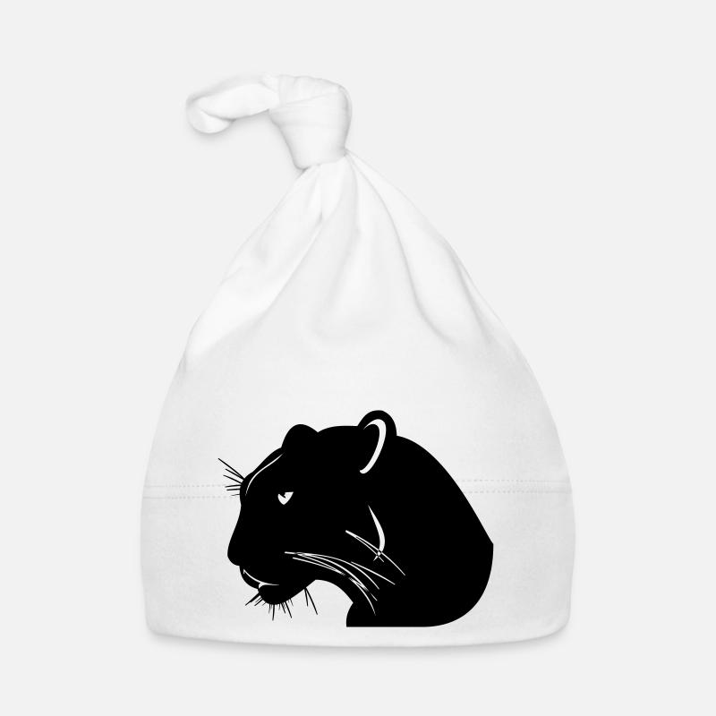 panther - Baby Bio-Mütze - Weiß