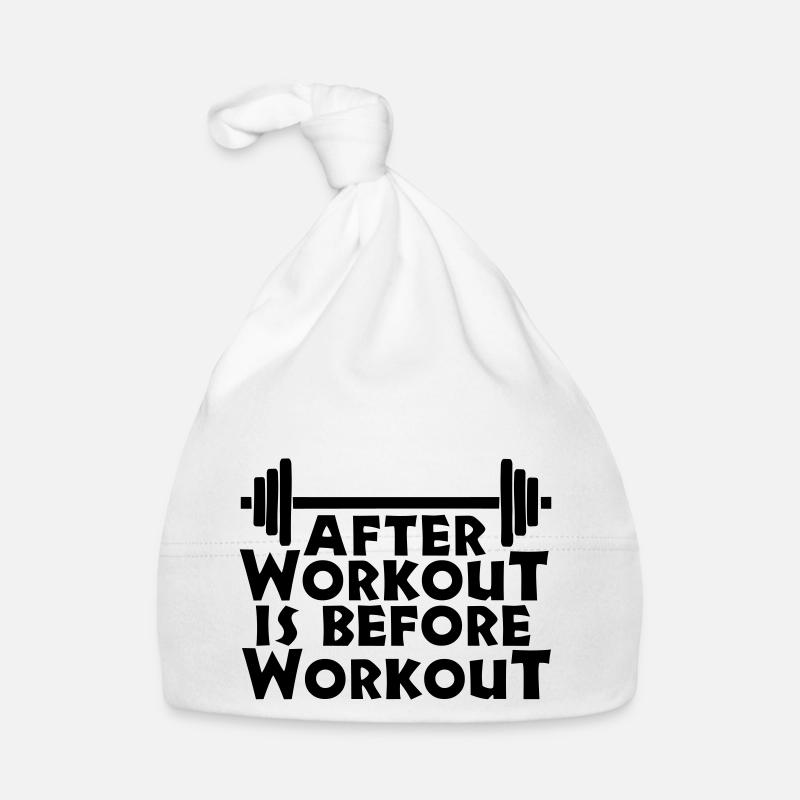 After Workout is before Organic Baby Cap