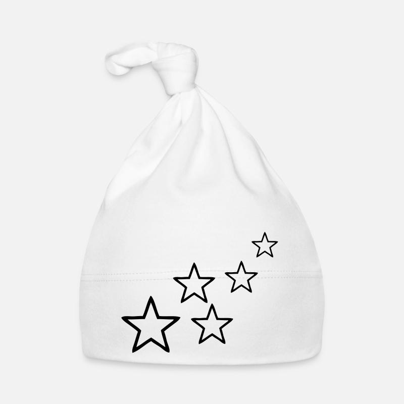 falling stars Organic Baby Cap
