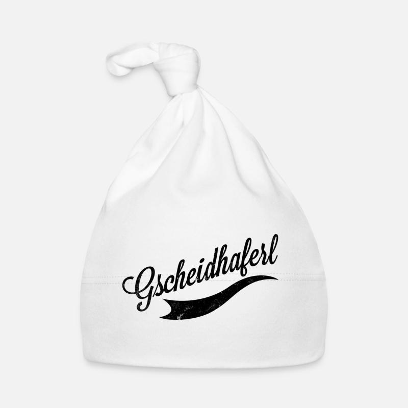 Gscheidhaferl - Baby Bio-Mütze - Weiß