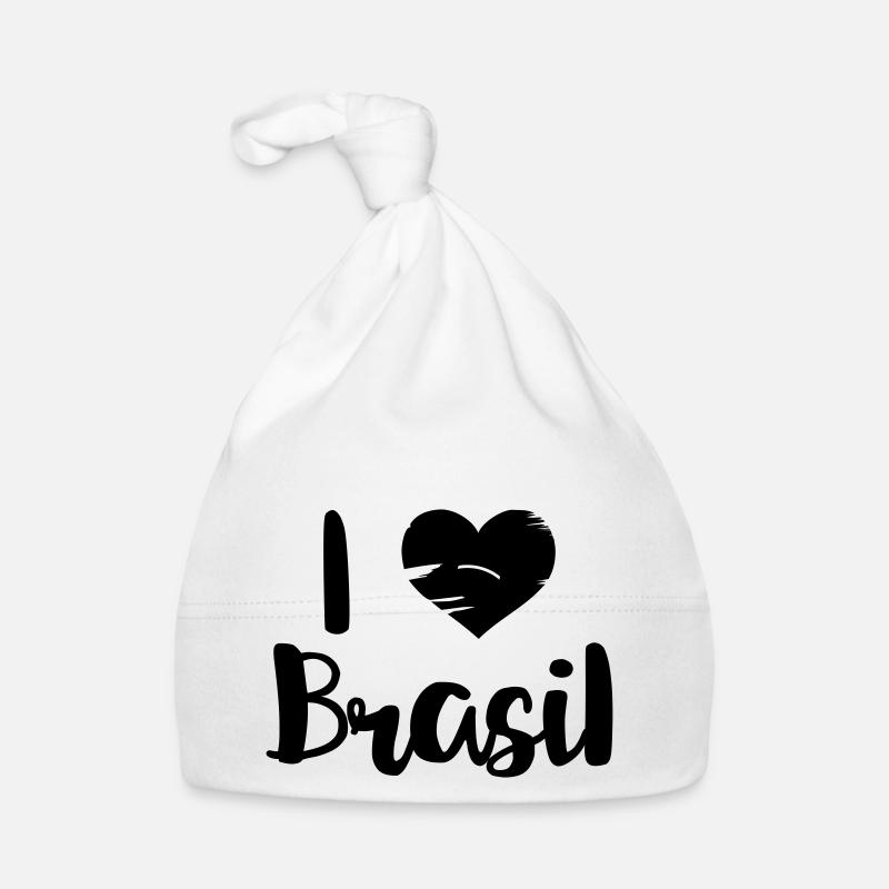 I love Brasil Organic Baby Cap