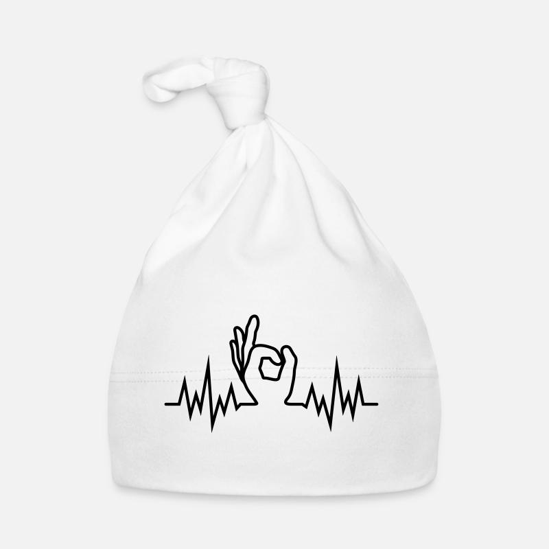 Wave-Finger-Hole Baby Bio-Mütze