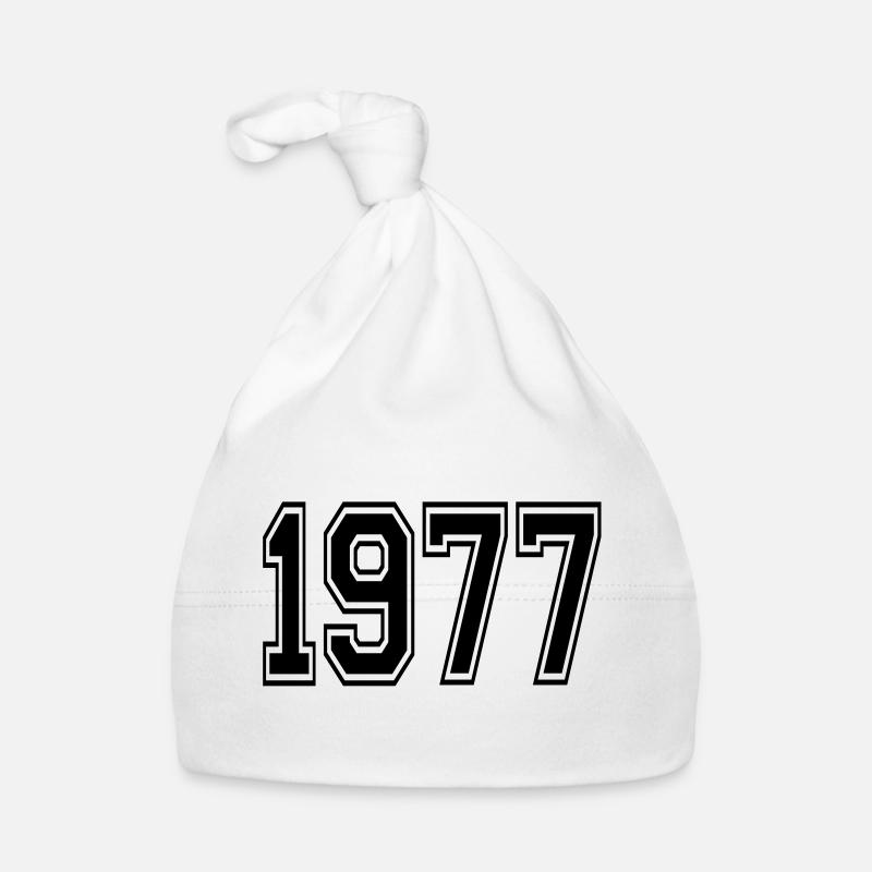 1977 - Baby Bio-Mütze - Weiß