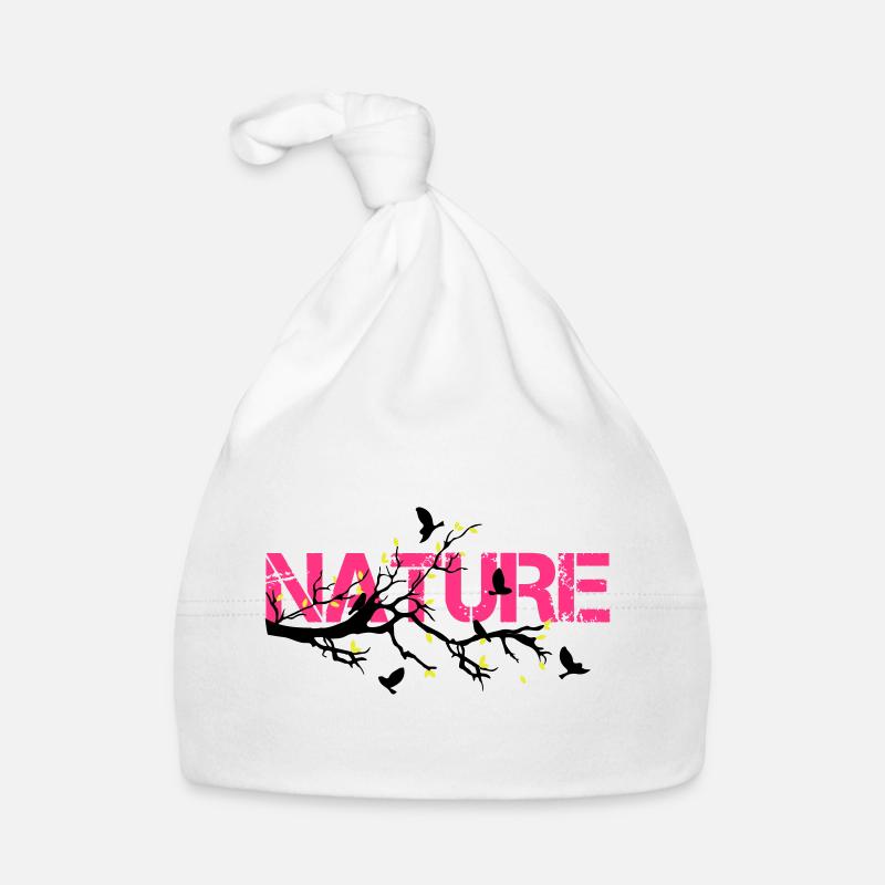 Nature en Rose Éclatante Bonnet bio Bébé