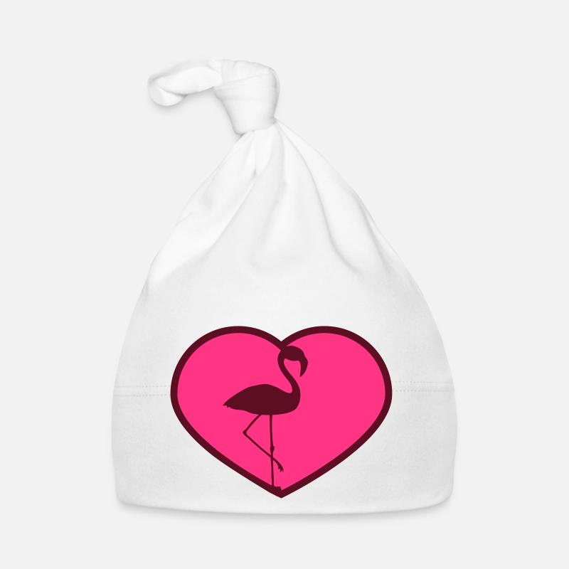 conception forme coeur j'adore amour silhouette contour fl Bonnet bio Bébé