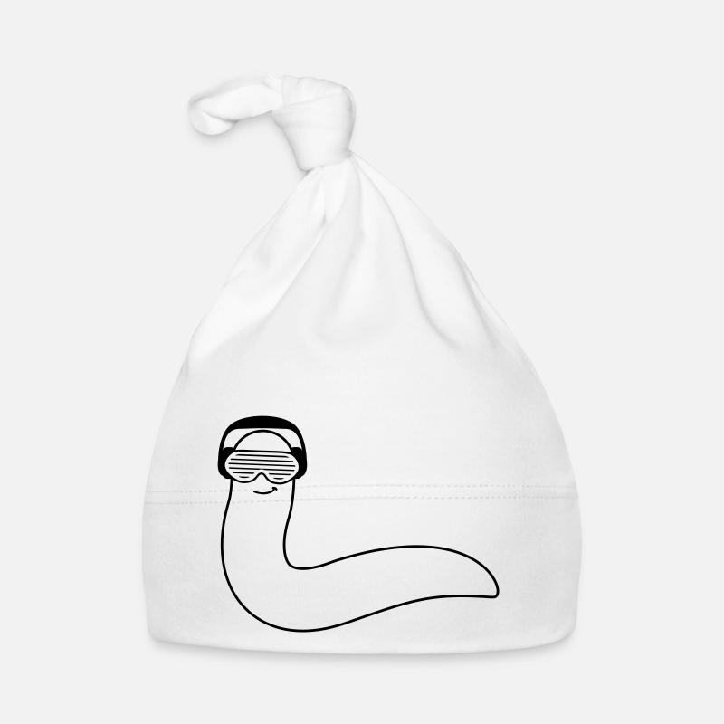 funky_dj_worm Baby Bio-Mütze