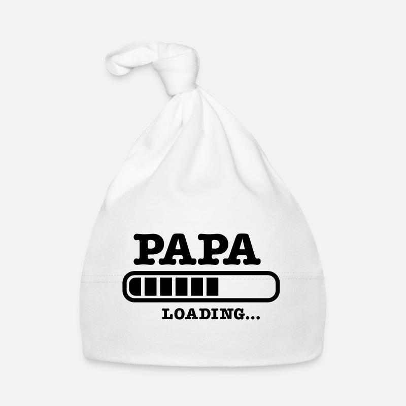 papa loading baby Organic Baby Cap