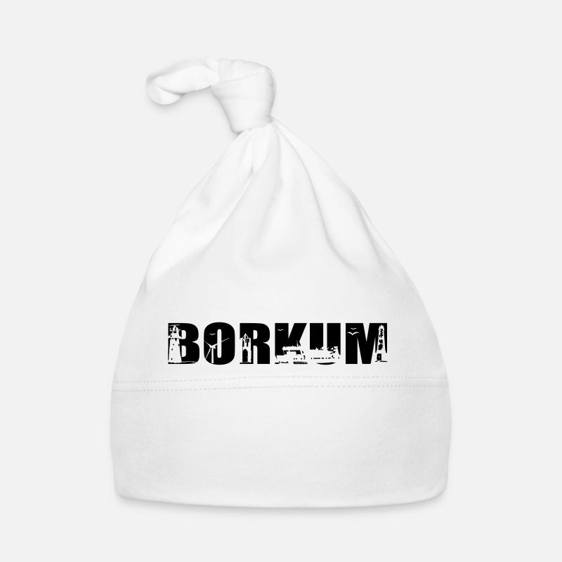 Borkum Skyline Baby Bio-Mütze