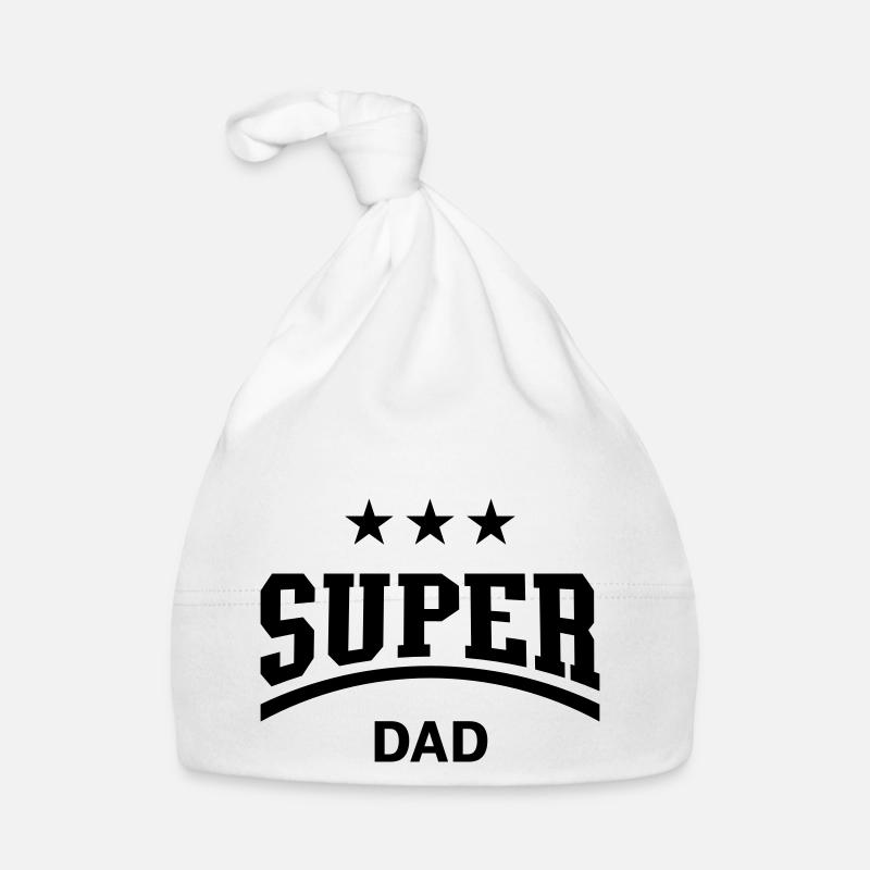 Super Dad (Papa, Papi, Vater, Vati / Vatertag) Baby Bio-Mütze