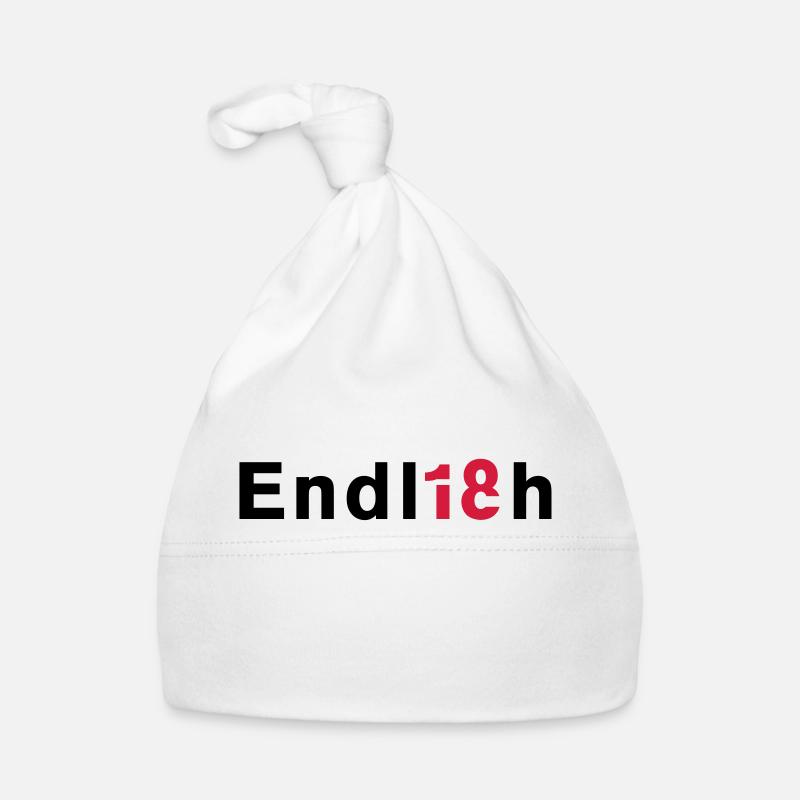 Endlich 18 Baby Bio-Mütze