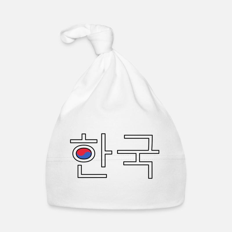 Corée - langue coréenne Bonnet bio Bébé