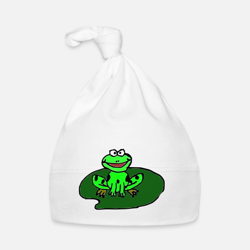 Fröschchen Baby Bio-Mütze
