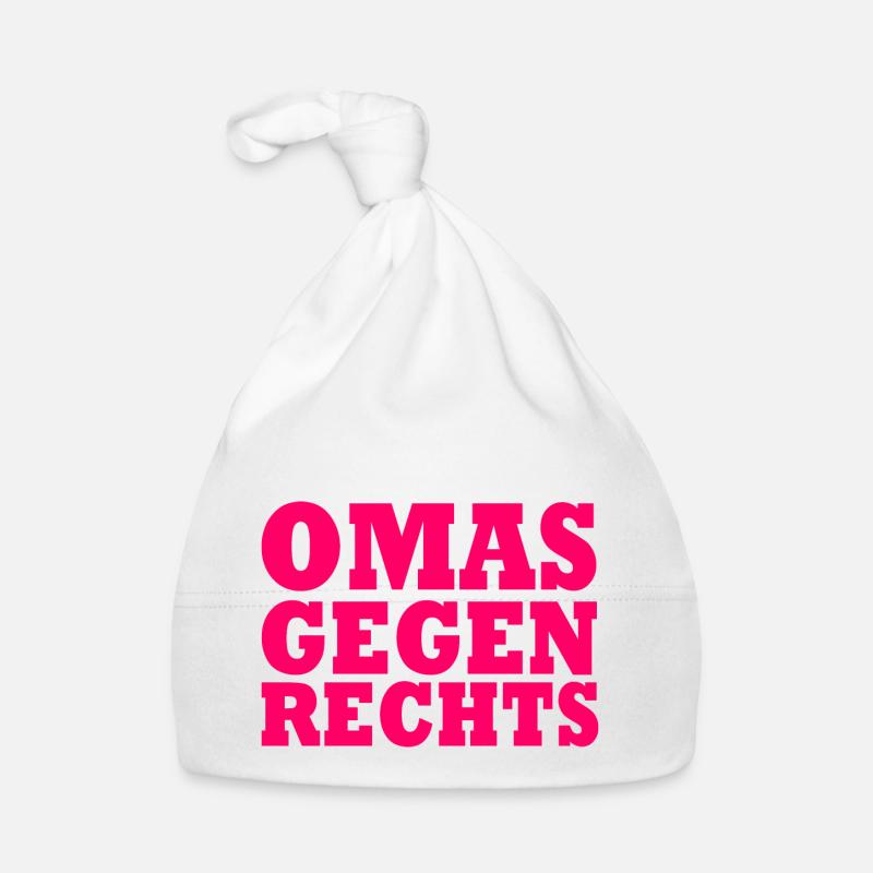 OMAS GEGEN RECHTS Baby Bio-Mütze